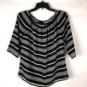 CYNTHIA Rowley Striped Blouse S